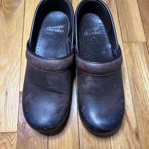 Dansko Brown Leather Clogs